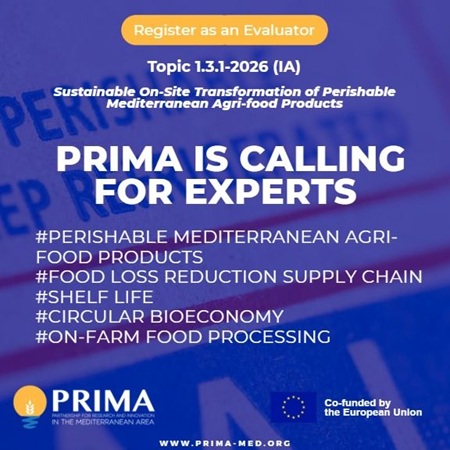 PRIMA Calls 2026: PRIMA Call for Expert