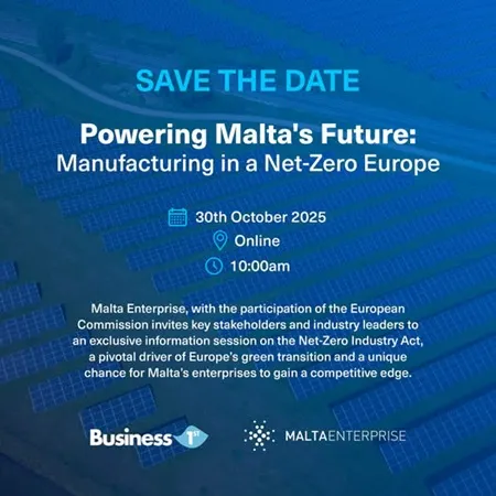 Powering Malta's Future: Manufacturing in a Net-Zero Europe