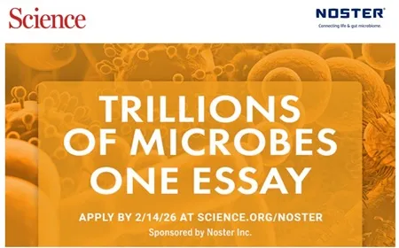 2026 Noster & Science Microbiome Prize - Now Open!