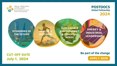 KAUST POSTDOCS Global Fellowship 2024